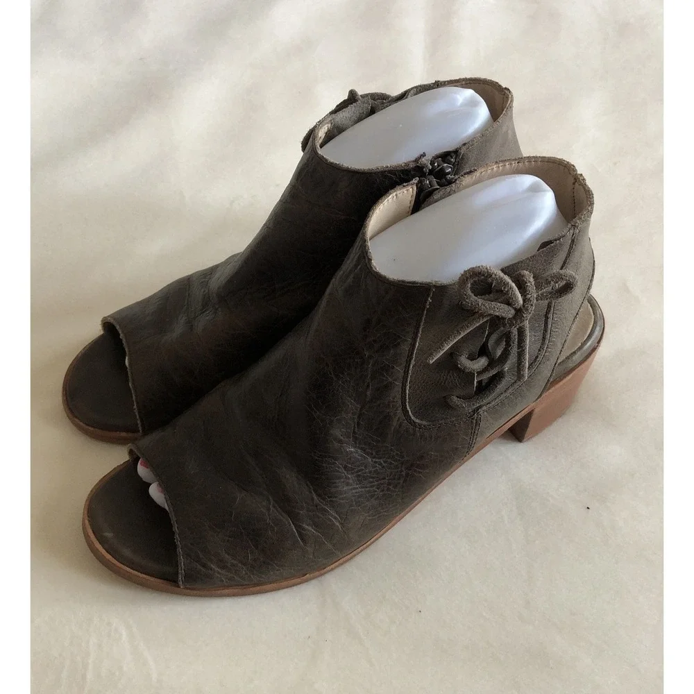 Free People x Baske California Ariel Leather Booties Boho Women's 9